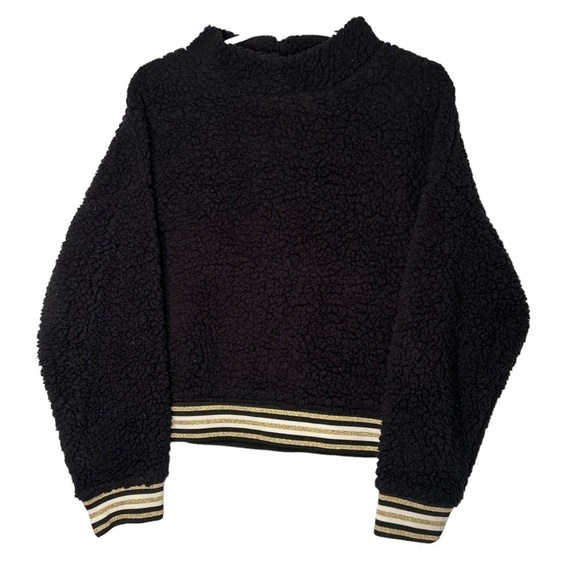 |nanette Lepore Sweaters| Nanette Lepore Cozy Sherpa Wubby Cropped Fleece Size L - Picture 1 of 4